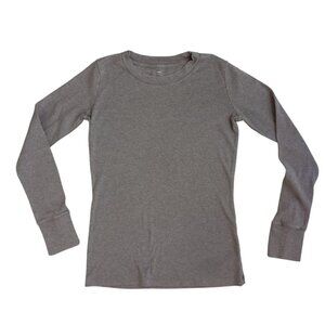 Gap Supersoft Gray Women's Long Sleeve Crewneck Tee – Size S